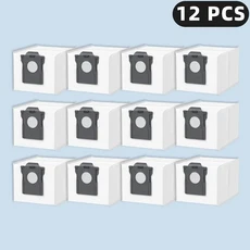 (Cecotec Conga X50 X-Treme) 교체 부품 액세서리 사이드 브러시 HEPA 필터 패드 먼지 봉투, 12 12 dust bag