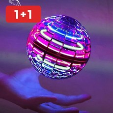 LED 플라잉볼 UFO 미니 드론 장난감 부메랑 리턴 비행 공, 1개, one 02.UFO미니드론-골드
