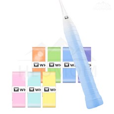 MOM變色龍漸變手膠 漸變紫色吸汗羽毛球拍握把帶 網球拍自行車魚竿通用, 漸變藍, 1個