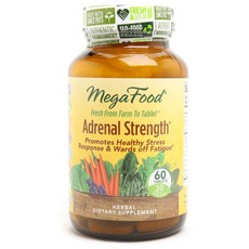 MegaFood 腎上腺強化草本無麩質片劑, 60顆, 1罐