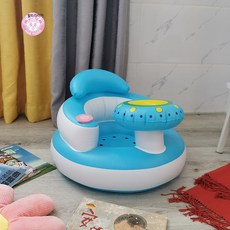 PVC 미니 소파 1인용쇼파 촬영용 인테리어, 블루 플라잉 디스크 음악