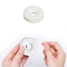 이어폰 줄정리 줄감개 홀더 5.4cm 1개 아이보리, 상세페이지 참조
