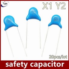 안전 커패시터 X1 Y1 Y2 400VAC 250VAC 400V 250V 471K 102M 222M 472M 103M 331 332 101 221 15, 1개