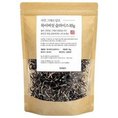 자연 그대로 담은 목이버섯 슬라이스 85g 키쿠라게 목이버섯 채 건목이채, 1개