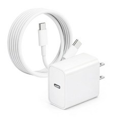 20W 아이패드 A16 USB C 고속 충전기 케이블 11인치 2025 11세대 A3354 A3355 A3356 태블릿 타입C 벽면 어댑터 블록 충전선 전원선 6.6피트