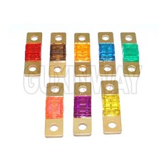 5개 20A 30A 40A 50A 60A 70A 80A 100A 125A 150A 175A ANS 퓨즈 ANL 금도금 스터드 퓨즈 미니 스테레오 오디오 AFS, [08] 50A