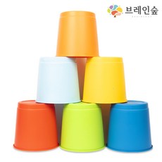 혜명몰 (브레인숲) 대형 양동이쌓기 신체놀이 소근육 우뇌형 해변놀이 탑쌓기 플라스틱양동이