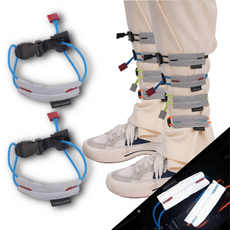 브레베네 야간 러닝 암밴드 라이딩 반사밴드, 2개, 블루