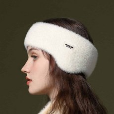 폴라이어밴드 겨울귀마개 귀덮개 귀도리 헤어밴드, 아이보리