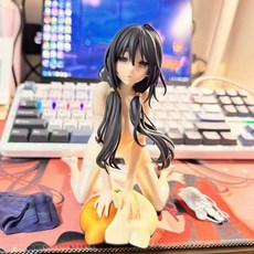 抱漫閣 動漫約會大作戰 時崎狂三 跪姿泳裝內衣模型 盒裝手辦 女主角, 1個, 高約9cm