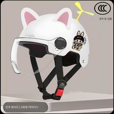 아동용 안전 헬멧 여름 사계절 인라인 스케이트 자전거 킥보드용 보호모, 1_3C 어린이 화이트-투명 단안경