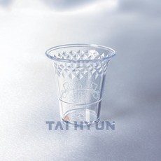 스텐 성찬기용 플라스틱 잔 다회용잔 (100개), 100개