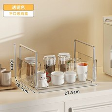 수납 소품 정리함 트레이 책상 서랍 정리 미니, 1개, M. 일반투명