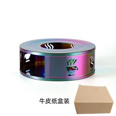 不銹鋼溫茶器 蠟燭加熱底座 適用於茶壺、茶杯, 1個, 彩色紙盒裝