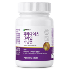 파라다이스 그레인 버닝 랩 정품 플러스 식약청인증 HACCP, 1개, 60정