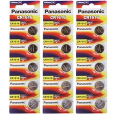 파나소닉 CR1616(1알) 3V 리튬전지 (리튬건전지) [W176263], 5개입, 3개
