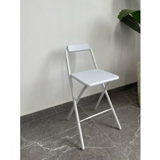 온코 높은 바체어 접는의자 바의자 60cm 업소용가구, 백색 화이트 60cm