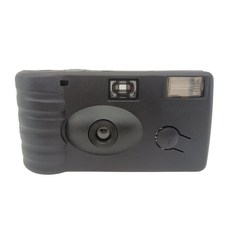 17매의 필름 플래시 파워를 갖춘 일회용 카메라 일회용 사진 촬영 도구 기억에 남는 순간을 포착하세요, Black, T01-Black, 1개