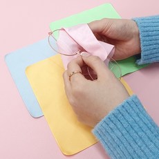 안경관리 극세사 안경닦이 안경천 렌즈클리너 5매