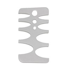 퀼팅 스텐실 핸드 머신 퀼팅 용 퀼팅 스텐실 패브릭 퀼트 옷 꽃 템플릿 재봉, 플라스틱, 피쉬 본, 1개