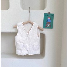 兒童珊瑚絨背心，加厚保暖，適合嬰幼兒