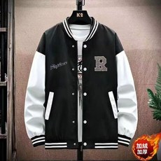 冬季棒球服男加絨加厚夾克棉服青少年學生潮流帥氣保暖棉衣男外套
