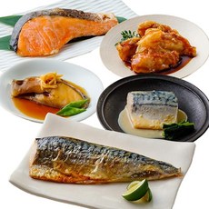 마츠노에 푹신하게 구워 촉촉한 조림 5종 10식 세트 다이마츠 최단 1분 레인지 물에 데우기 냉동 냉동 반찬 레토르트 소분 생선 반찬 용돈 생선조림 구운 생선 고등어 은연어