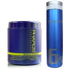 파로스 파워하이라이트 브리치 파우더 탈색제 500g + 산화제, 1개, 1L
