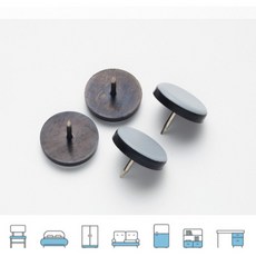 이지슬라이드 가구슬라이딩 패드 못형 5팩 구성 (20ea), 5팩 묶음