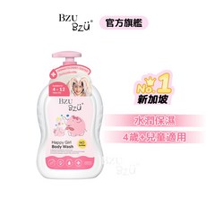 BZU BZU 快樂兒童沐浴乳 適合4-12歲敏感肌膚 無硫酸鹽 600ml, 1個, 保濕水潤