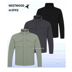 웨스트우드 WESTWOOD 남성 나일론스판 소재로 편안하게 착용하기 좋은 포켓 방풍 자켓 3컬러 WP1MCJW235