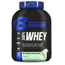 BODYBUILDING 健身蛋白粉 香草奶油口味, 茶/巧克力, 1桶, 2.27kg