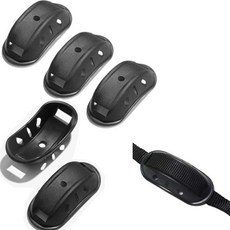 YehVeh 풋볼친스트랩 헬멧턱끈 턱스트랩 6팩 자전거 헬멧 턱컵 스키 턱 패드 편안한 부드러운 고무 패딩 쿠션 스트랩 커버 스케이트보드 축구 마스크 하드 모자 레슬링 헤드기어