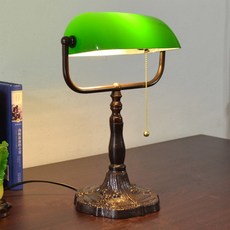 復古檯燈 簡約風 美式法式中式小夜燈 民國老上海懷舊彩色玻璃蒂凡尼檯燈, 經典綠-送12W暖光LED