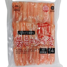 푸드마을 국내산 붉은 대게살 홍게혼합살 1kg, 1개, 대게살(홍게혼합살) 1kg