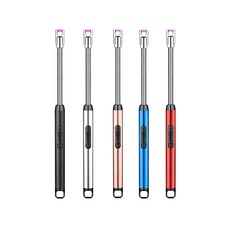 플라즈마 플렉시블 캔들용 USB 충전식 전기 라이터, 1개, 핑크