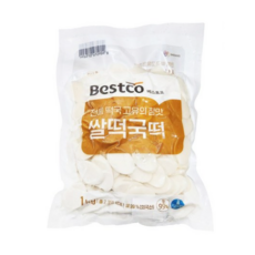 베스트코 쌀떡국떡, 5개, 1kg