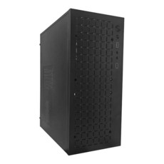 MAT 매트x 케이스 itx 하이 에어 플로우 마이크로 ATX PC 매트X MINI 미니-ITX 케이스 슬림 USB3.0x1 I/O 포트 지원 팬 없음 블랙 12803