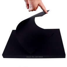 호환 80-400gsm A4 블랙 화이트 크래프트 종이 DIY Handmake 카드 공예 종이 두꺼운 판지 골판지 만들기, 20 80gsm 50pcs Black