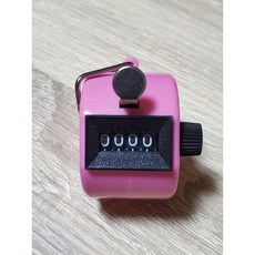 機械式計數器 手持按壓式計數器, 1個, 粉紅色