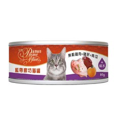 LBC藍帶廚坊 貓狗罐 副食罐 無穀貓罐 鮮肉湯罐 貓罐頭 狗罐頭, 1個, (貓)雞肉+雞肝+南瓜80g