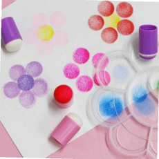 스탬프 벽화 미술 도장놀이 손가락 팝아트 스텐실 59000EA 1EA, 본상품