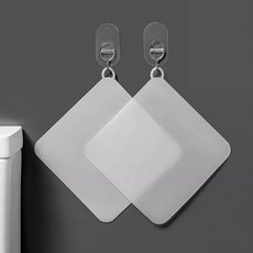 플로엔트 실리콘 화장실 배수구 덮개 2p, 4개, 투명 2세트