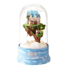 DIY 미니어처 돔하우스 하늘 공원, 단품, 1개