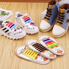 Coolnice 矽膠彈力懶人鞋帶 兒童款 多色可選