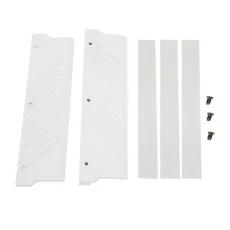 FREEZEMOD 메모리 RAM 방열판 알루미늄 합금 쿨러 PC 컴퓨터 수냉 시스템용 DDR5 134x34x8mm, 01 하얀색