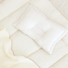 bamiblanc 月亮晚安幼兒用定型枕, 乳白色