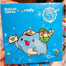 中華郵政x貓貓蟲咖波 幸福小包郵摺 刺繡貼 明信片 信封 小全張 集郵 禮盒, 1個