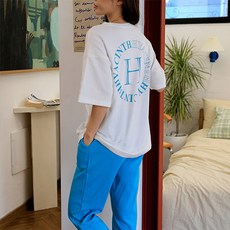 SOON2DLE 女款短袖長褲休閒套裝