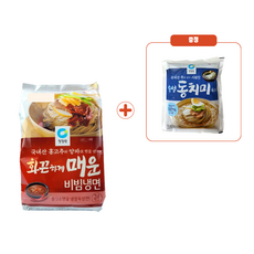 청정원 비빔냉면1개 +동치미육수 1개 증정, 2세트, 420g